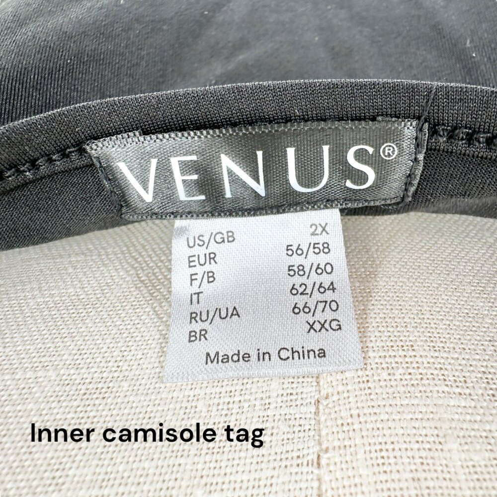 Venus Black Ribbed Knit Long Sleeve Sweater Dress 2X Flared Hem Lightweight NWT - Picture 6 of 16